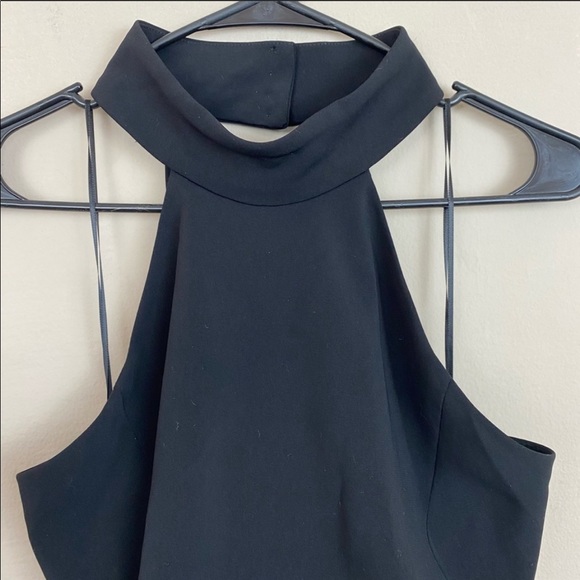 NWT Jay Godfrey Soori High Neck Midi Dress, Black - Picture 4 of 8